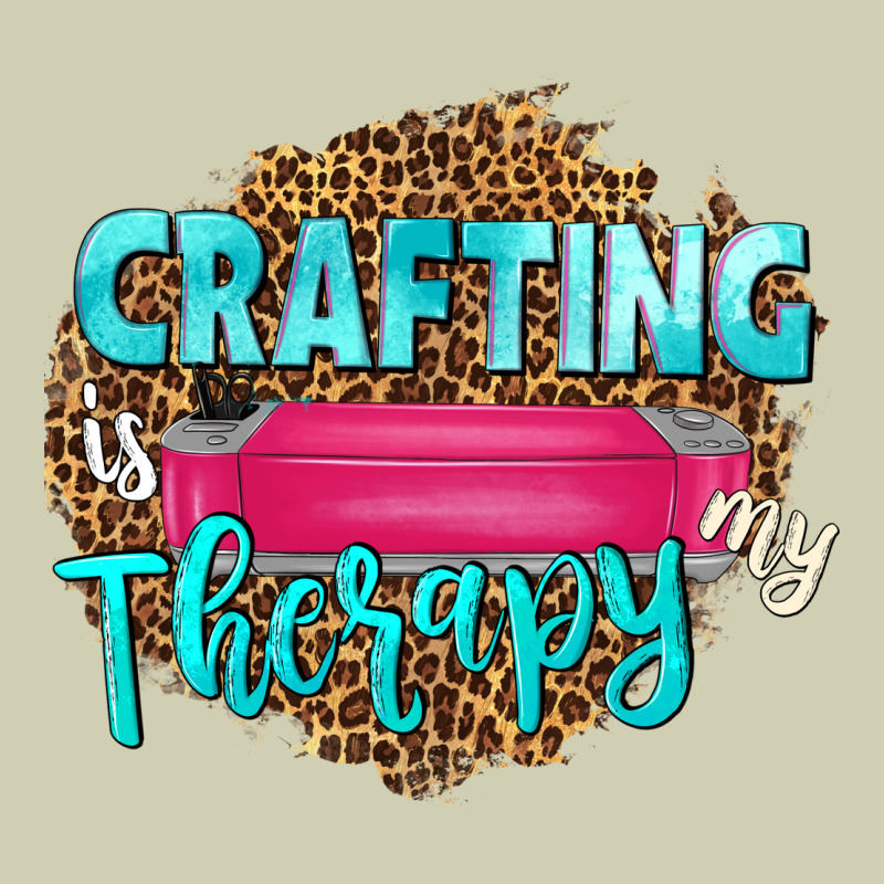 Crafting Is My Therapy Heavy Core Tee by NancyCooperArtShop | Teevron