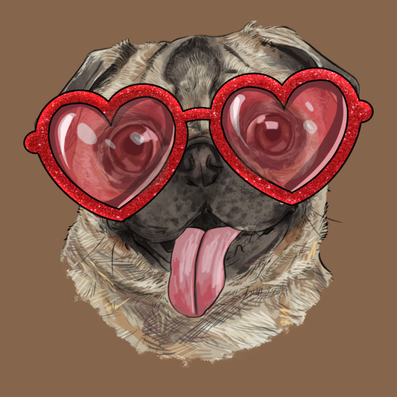 Pug With Love Glasses Premium Tee by RanaPortraitStore | Teevron