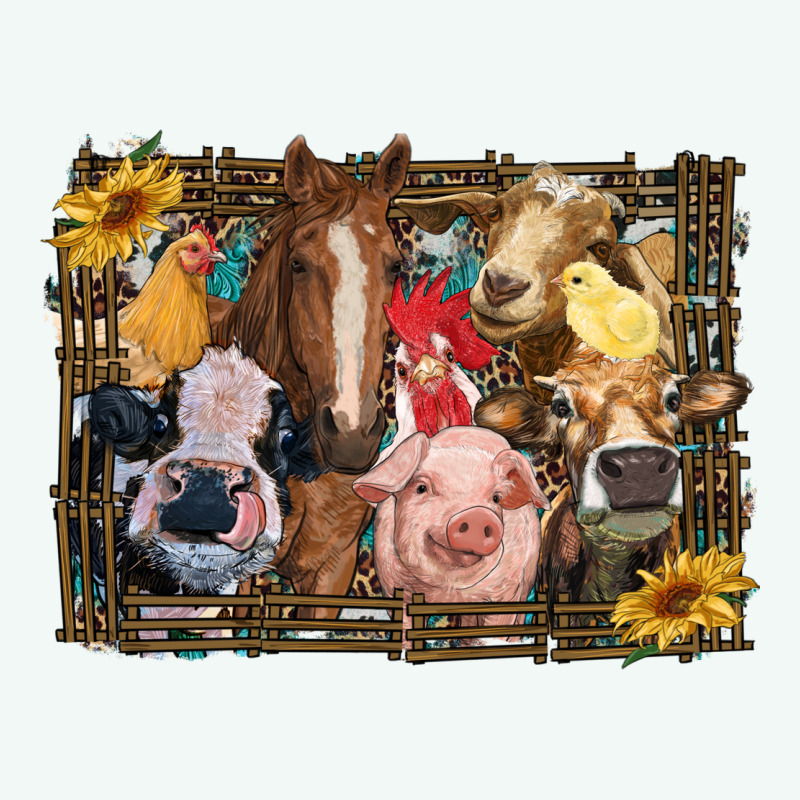 Western Farm Animals Premium Hoodie by RanaPortraitStore | Teevron