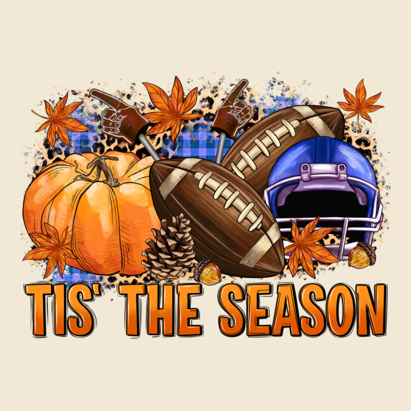 Tis The Season Football Ladies Tee by NancyCooperArtShop | Teevron