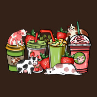 Cow And Strawberry Coffee Cups Heavy Core Tee | Teevron