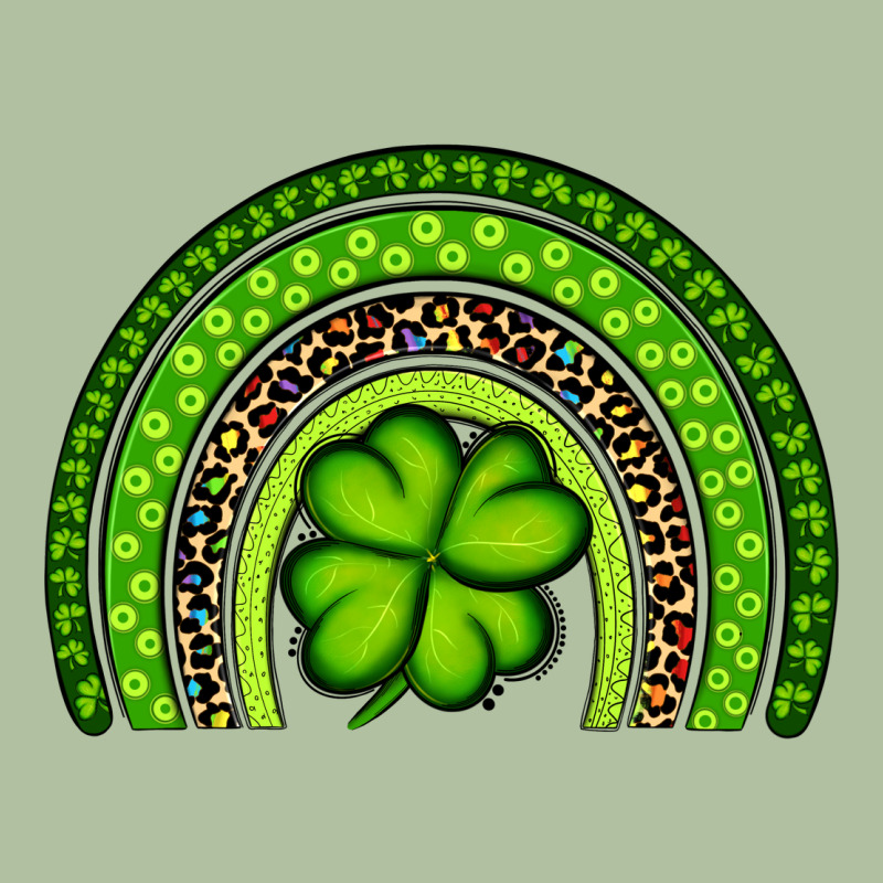 St. Patrick's Day Shamrock Rainbow Urban Hoodie by Artiststas | Teevron