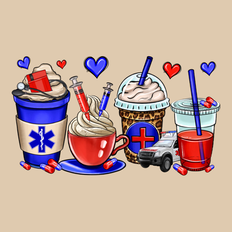 Emt Emergency Medical Technician Coffee Cups Heavyweight Sweatshirt by OliviaCreatesArt | Teevron