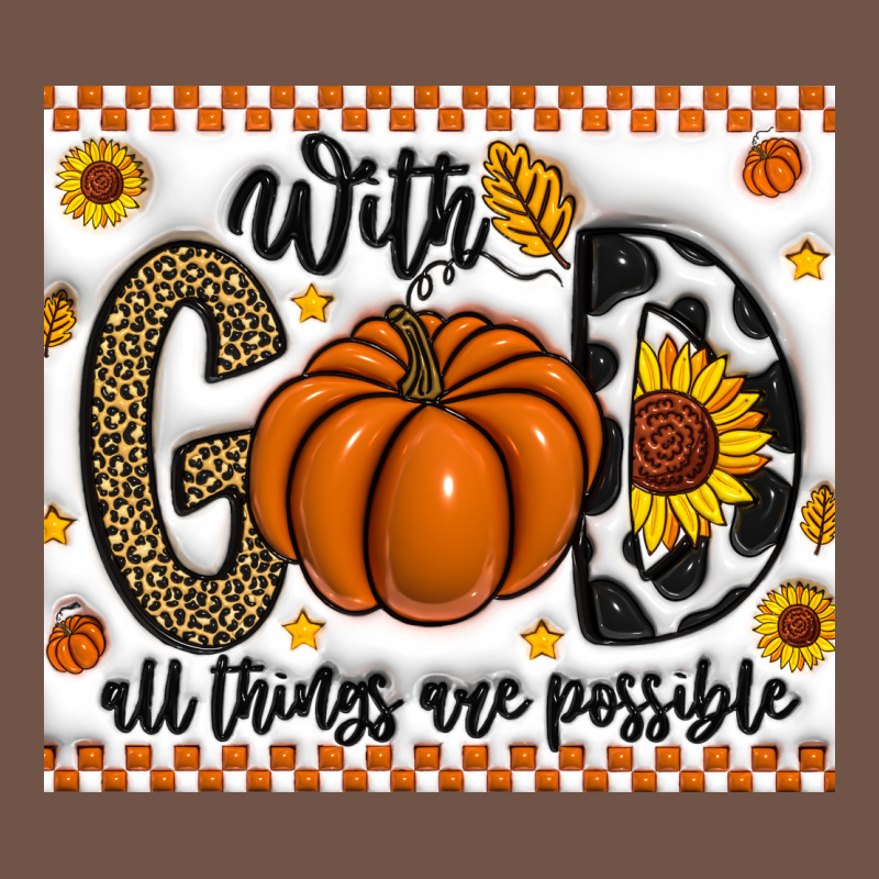 With God All Things Are Possible Premium Sweatshirt by CowhideDigitalArt | Teevron