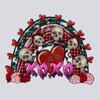 Skull Xoxo Rainbow Valentine's Day Zipper Hoodie | Teevron