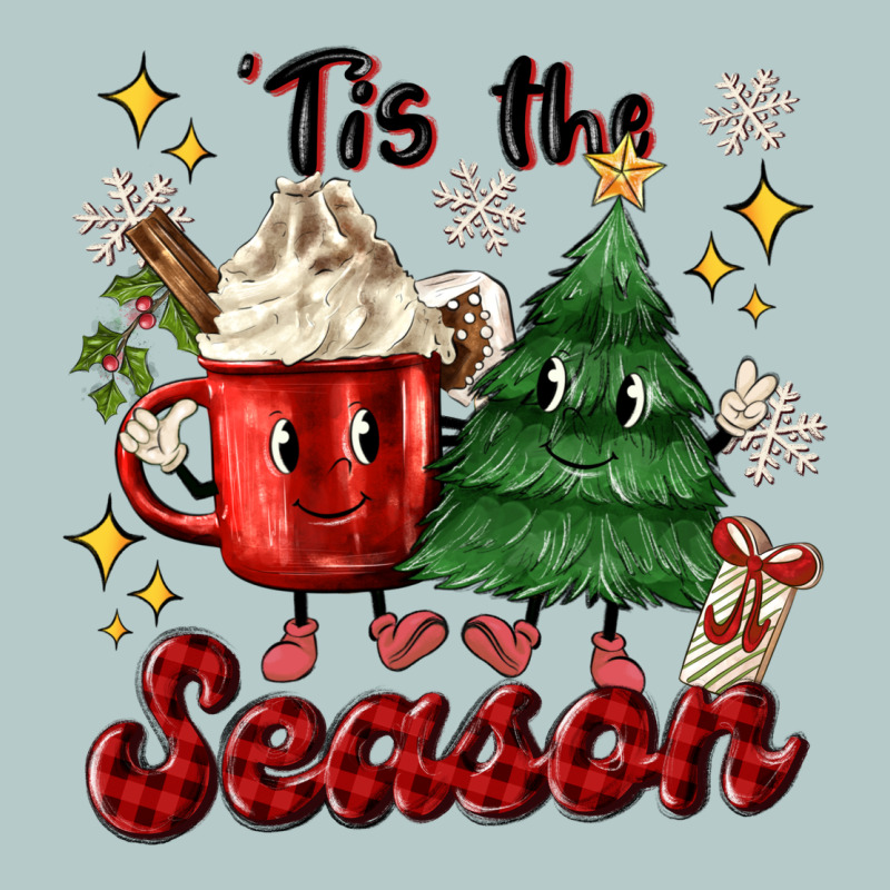 'tis The Season With Christmas Tree And Hot Cocoa Heavy Core Tee by MaliasSmallBusiness | Teevron