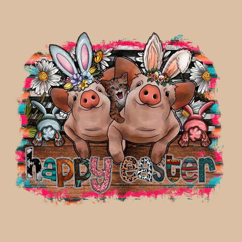 Happy Easter Heavyweight Hoodie by CowhideDigitalArt | Teevron