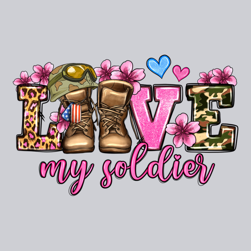 Love My Soldier Olivia Heavyweight Sweatshirt by OliviaCreatesArt | Teevron