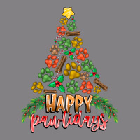 Paw Print Christmas Tree Heavyweight Hoodie | Teevron