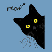 Black Cat Day Halloween Black Cat Meow Urban Heavy Tee | Teevron