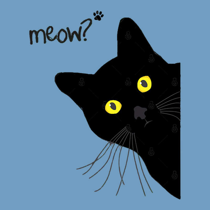 Black Cat Day Halloween Black Cat Meow Urban Heavy Tee by tuanDangUi | Teevron