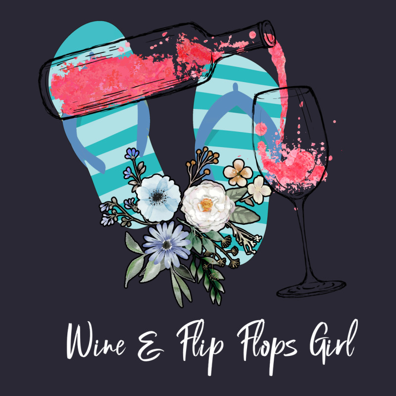Wine Flip Flops Girl Vintage Tee by Bettercallsaul | Teevron