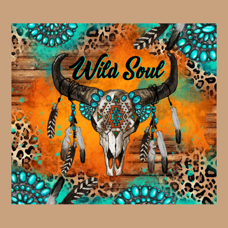 Wild Soul Boho Bull Skull Vintage Tee by RanaPortraitStore | Teevron