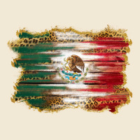 Mexican Flag With Leopard Ladies Tee | Teevron
