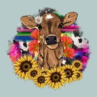 Baby Cow Flower Heavy Core Tee | Teevron