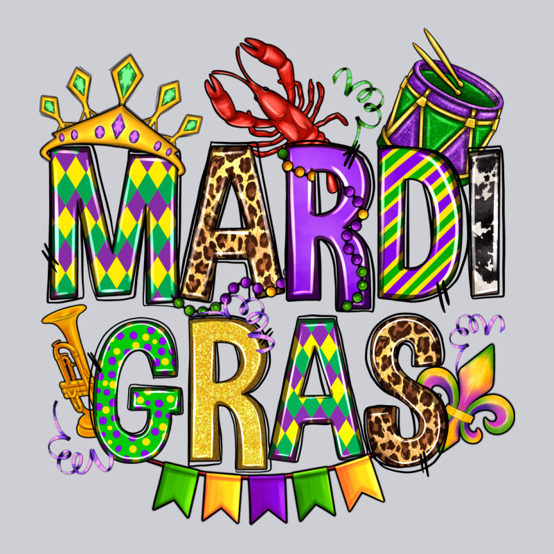 Mardi Gras Olivia Heavyweight Sweatshirt by OliviaCreatesArt | Teevron
