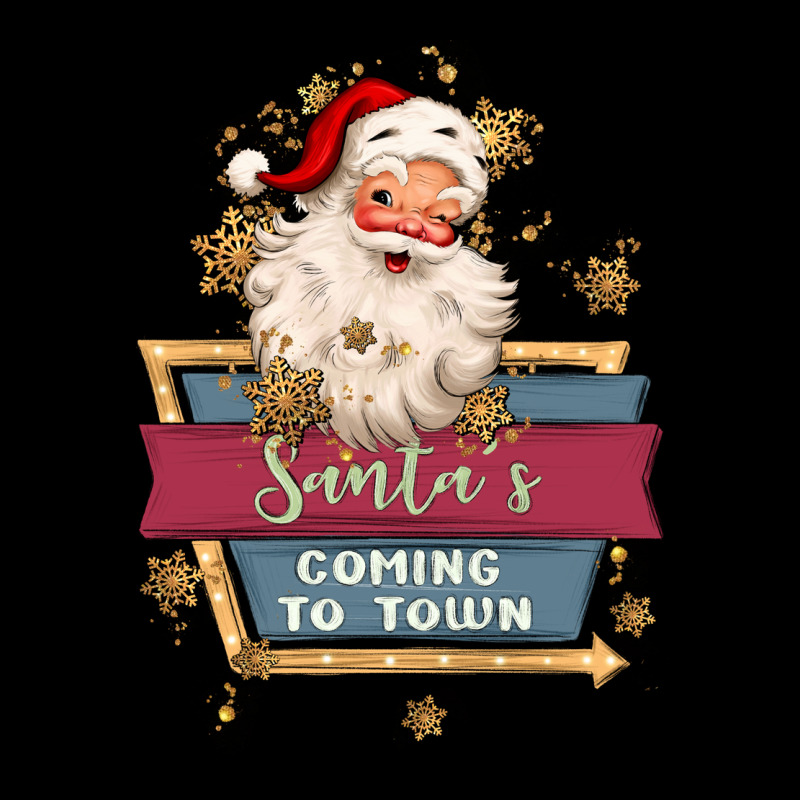 Santa's Coming To Town Heavy Core Tee by MaliasSmallBusiness | Teevron