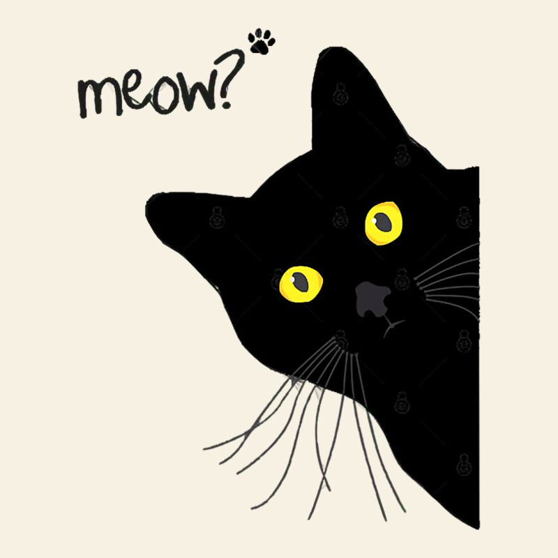 Black Cat Day Halloween Black Cat Meow Vintage Tee by tuanDangUi | Teevron