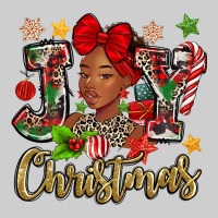 Christmas Joy Black Woman Premium Tee | Teevron