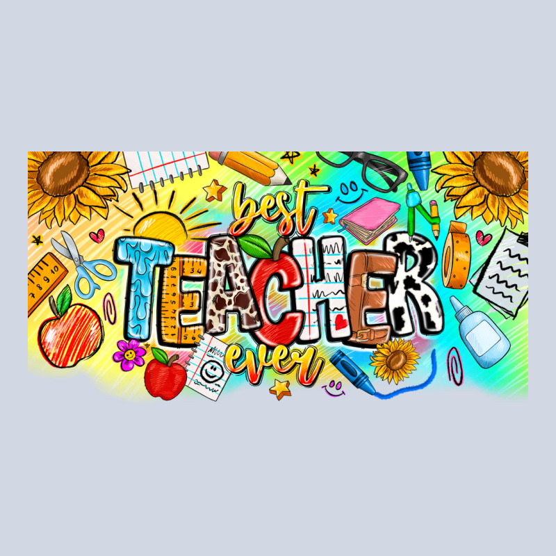 Best Teacher Ever Premium Sweatshirt by CowhideDigitalArt | Teevron