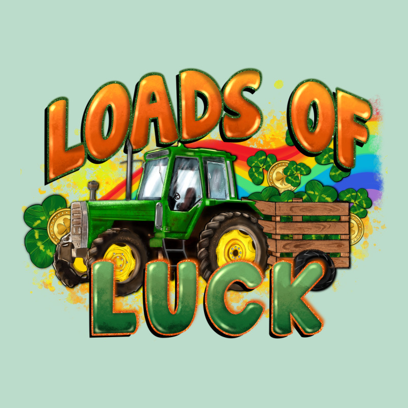 Loads Of Luck With Tractor St. Patricks Day Premium Hoodie by FaDigitalArtStudio | Teevron