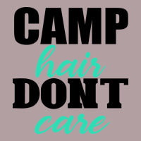 Camp Hair Don't Care Black Vintage Hoodie | Teevron
