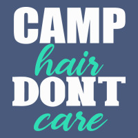Camp Hair Don't Care Black Vintage Hoodie | Teevron