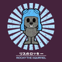 Rocky The Squirrel Retro Vintage Long Sleeve Tee | Teevron