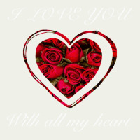 I Love You With All My Heart Urban Heavy Tee | Teevron