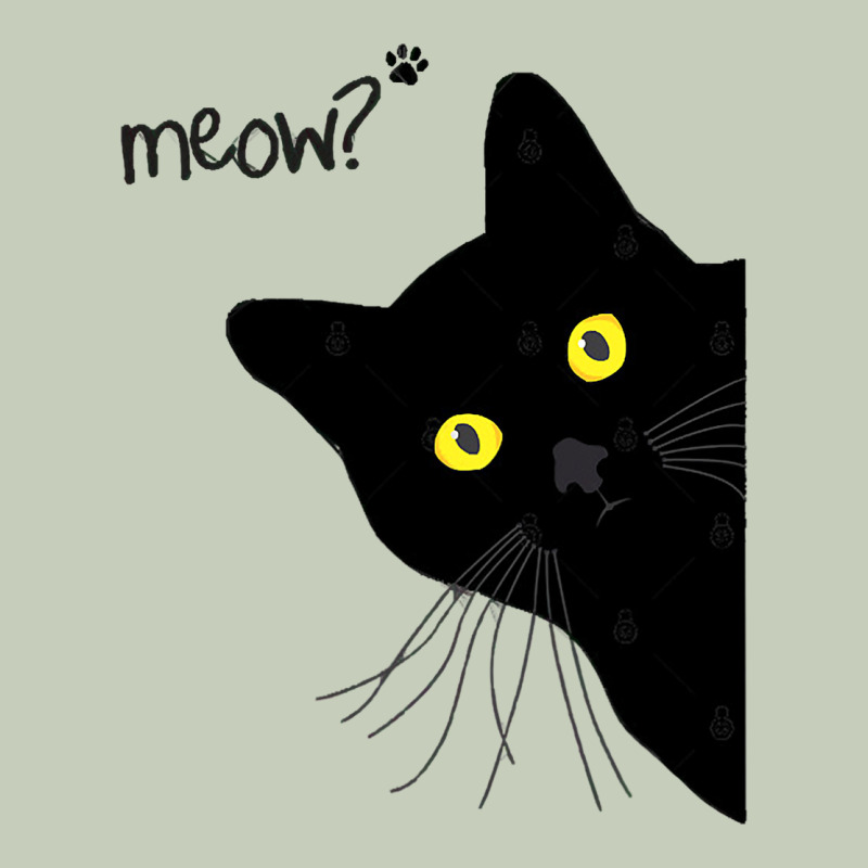 Black Cat Day Halloween Black Cat Meow Long Sleeve Tee by tuanDangUi | Teevron