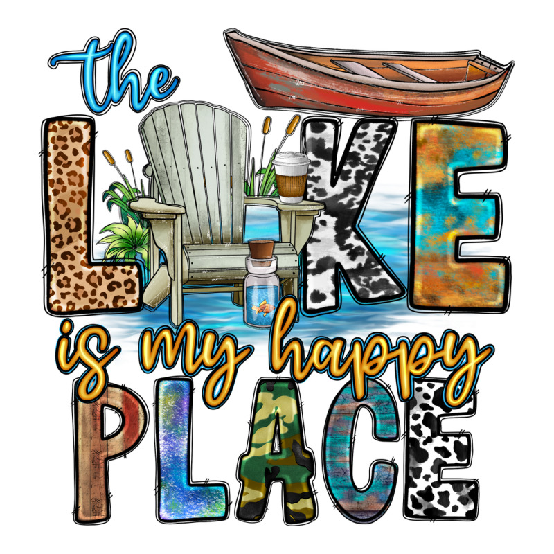 The Lakes My Happy Place Heavyweight Hoodie by CowhideDigitalArt | Teevron