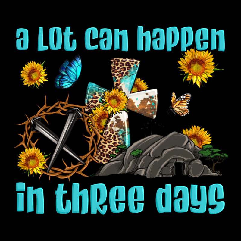 Easter A Lot Can Happen In Three Days Western Sunflowers Urban Hoodie by Artiststas | Teevron