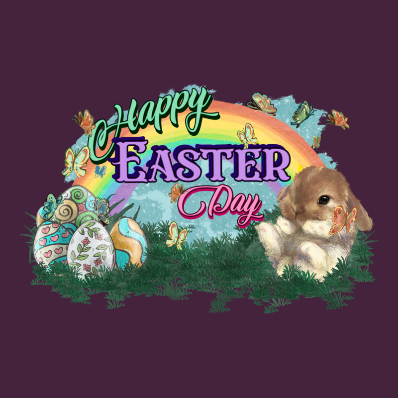 Happy Easter Day Rainbow Long Sleeve Tee by HowdyJamesFarm | Teevron