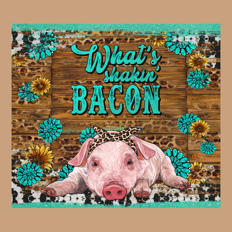 Whats Shakin Bacon Baby Pig Vintage Tee by RanaPortraitStore | Teevron