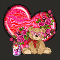 Valentines Heart With Bear Heavy Core Tee | Teevron