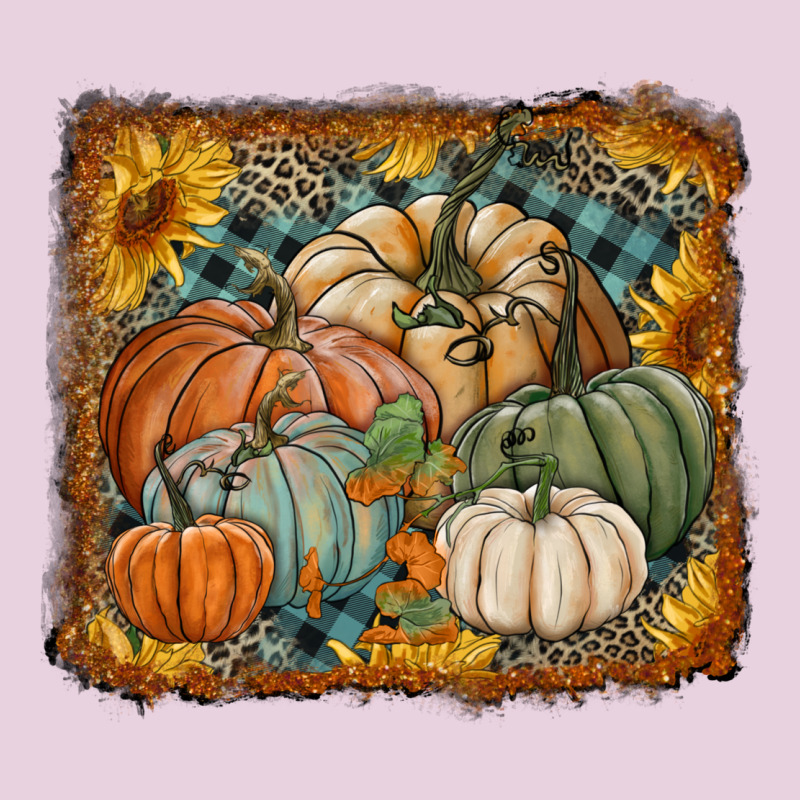 Pumpkins With Sunflowers Ladies Tee by RanaPortraitStore | Teevron