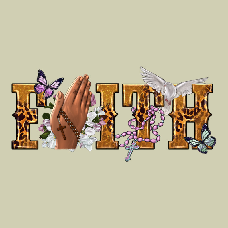 Faith With Praying Hands Heavy Core Tee by NancyCooperArtShop | Teevron
