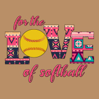 For The Love Of Softball Vintage Hoodie | Teevron