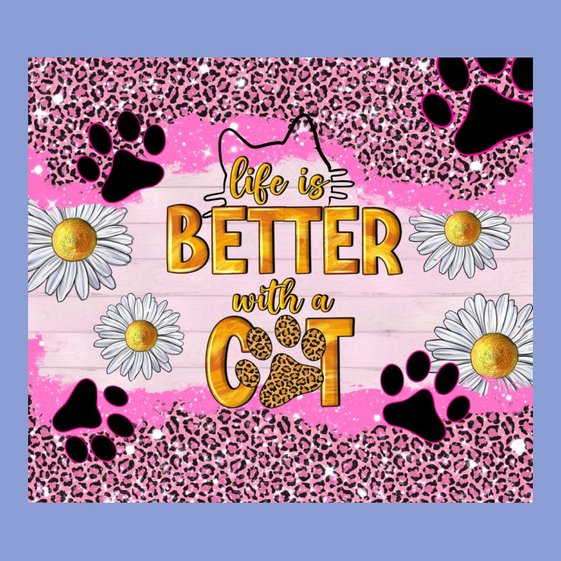Life Is Better With A Cat Long Sleeve Tee by TumblerDesignByShophia | Teevron