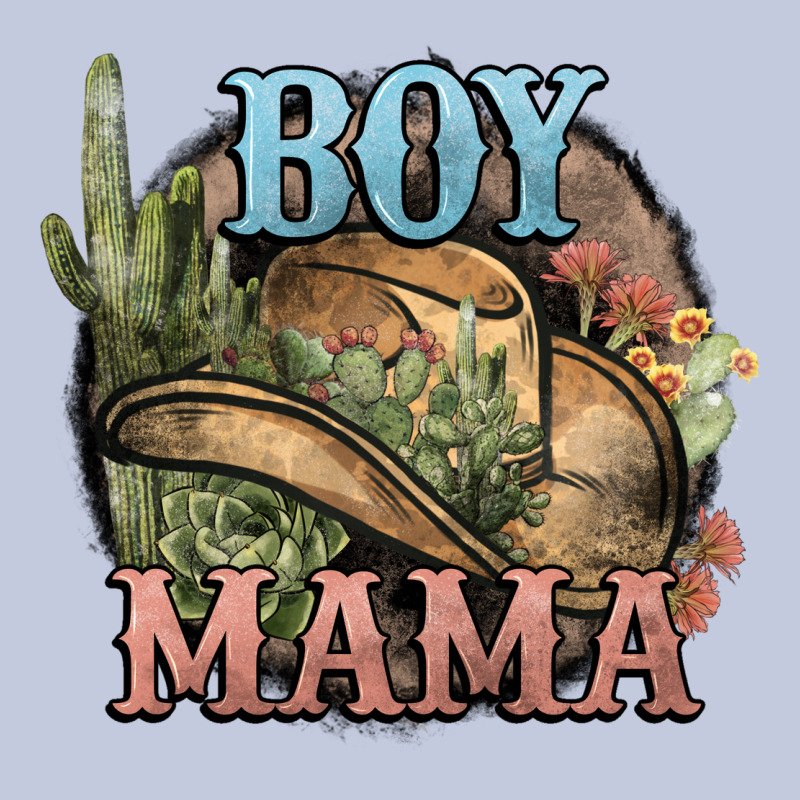 Boy Mama Western Cactus Cowboy Long Sleeve Tee by HowdyJamesFarm | Teevron