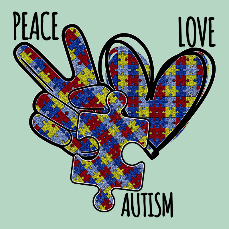 Peace Love Autism Classic Tee by Bettercallsaul | Teevron