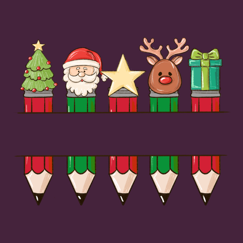 Add Your Personalization Christmas Pencils Premium Tee by MaliasSmallBusiness | Teevron