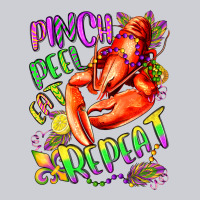 Pinch Peel Eat Repeat Mardi Gras Olivia Heavyweight Sweatshirt | Teevron