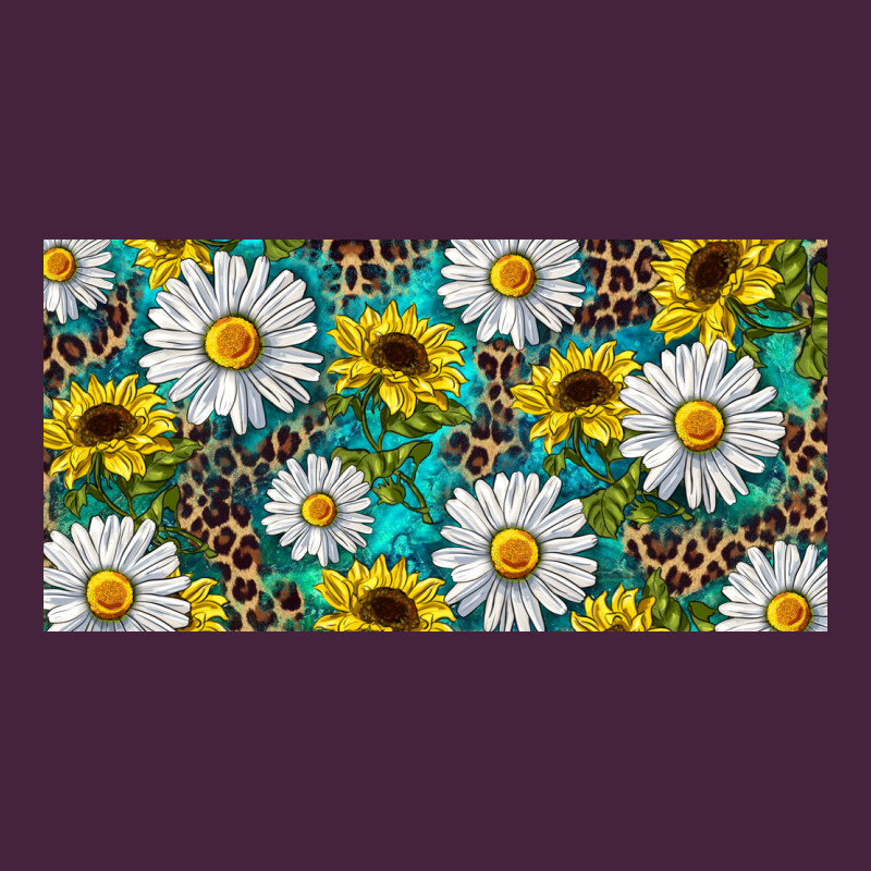 Sunflower And Daisy With Leopard Premium Tee by RanaPortraitStore | Teevron
