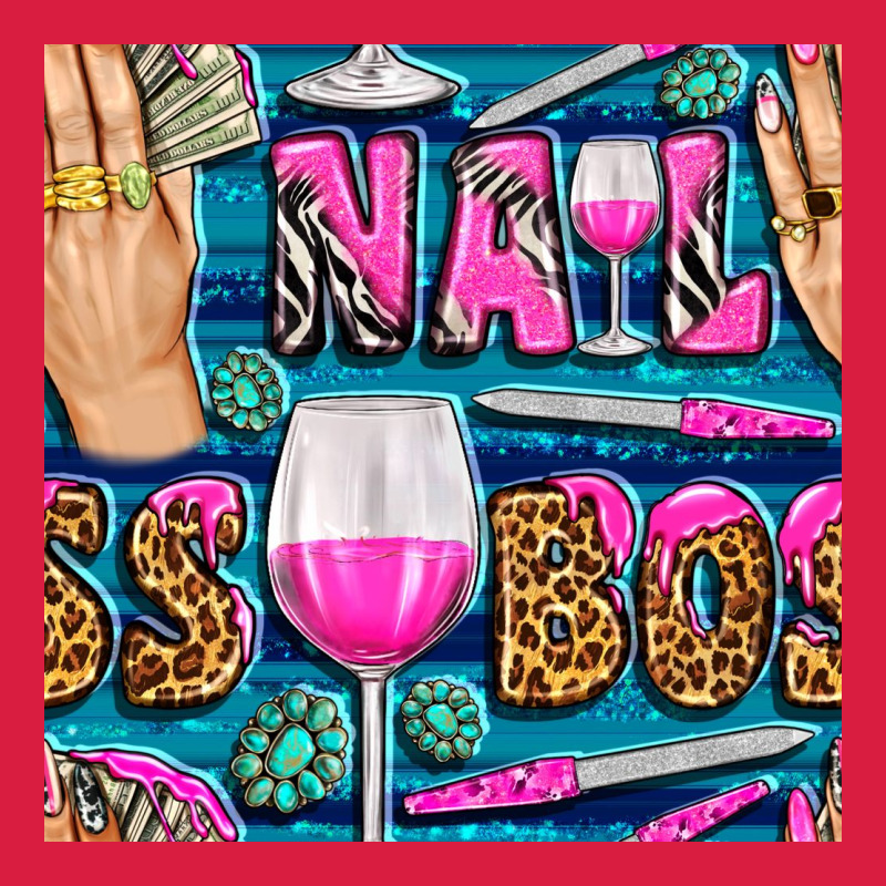 Nail Boss Money Hand And Wine With Gemstone Leopard And Zebra Seamless Premium Hoodie by BundleAndBundleShop | Teevron