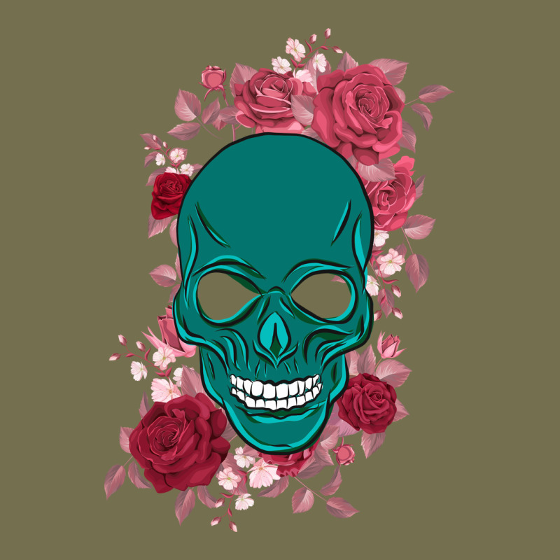 Skull With Flowers Vintage Hoodie by Bettercallsaul | Teevron