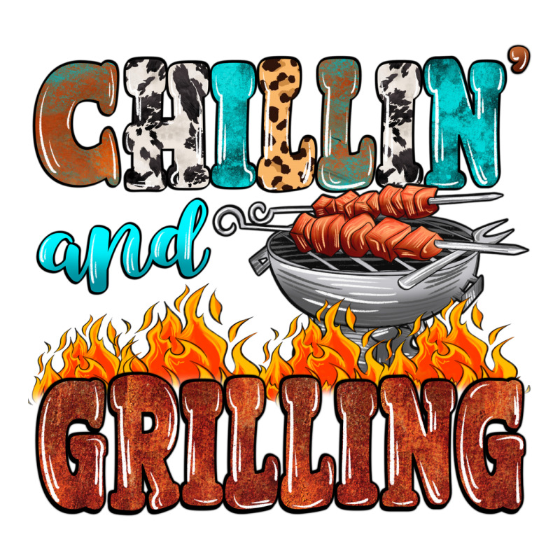 Chillin And Grilling Premium Tee by MaliasSmallBusiness | Teevron