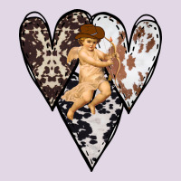 Country Cupid Valentine Cowhide Heart Classic Tee | Teevron