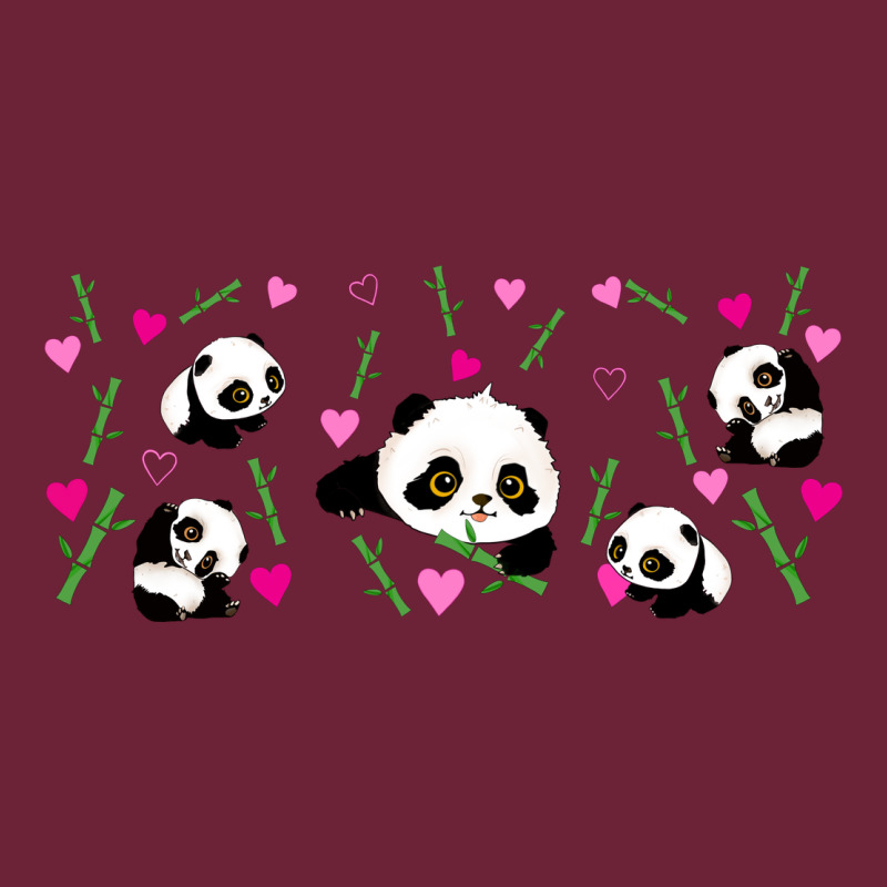 Cute Panda Long Sleeve Tee by TumblerDesignByShophia | Teevron