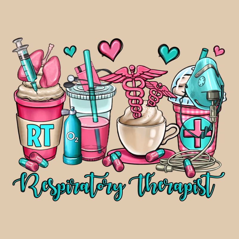 Rt Respiratory Therapist Coffee Cups Heavyweight Sweatshirt by OliviaCreatesArt | Teevron